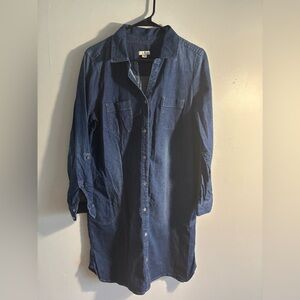 ❤️ Denim Blue Shirt Dress
